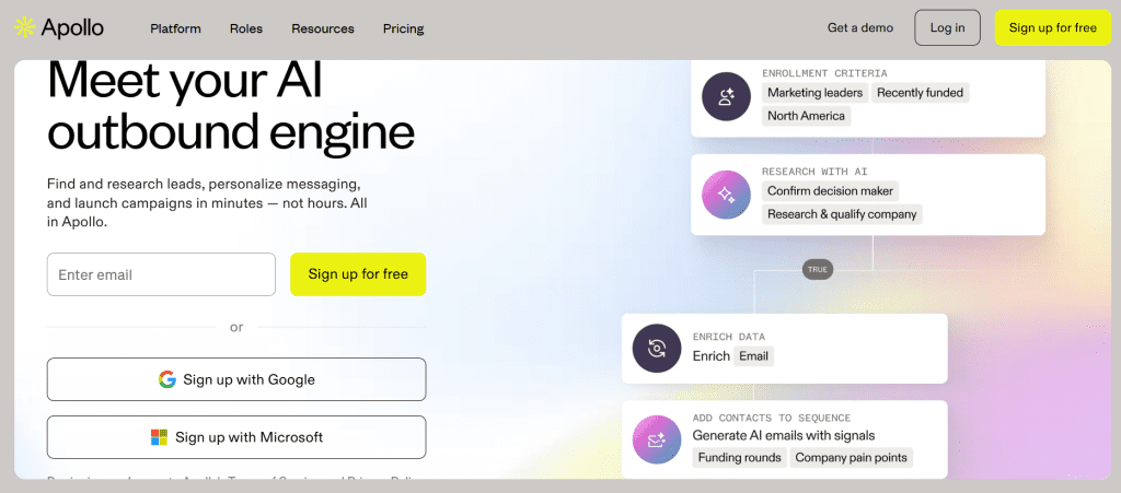 apollo.io as a lead generation tool
